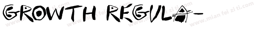 Growth Regula字体转换